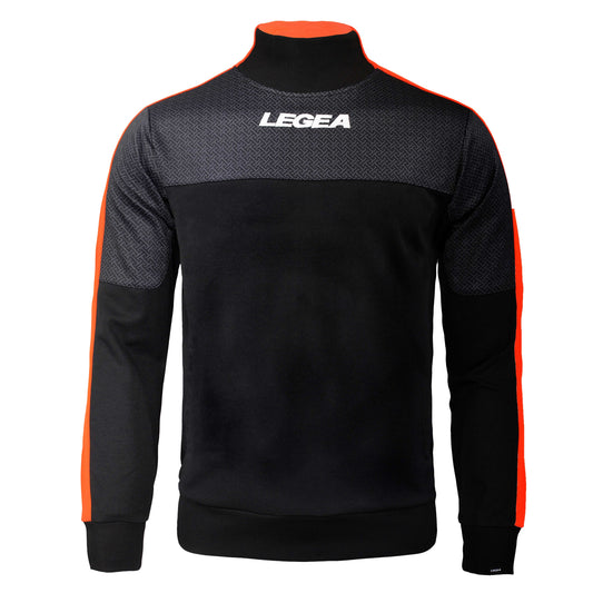 LEGEA Sweater Damasco Zwart/Oranje